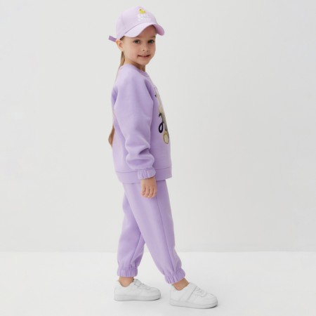 Kids' costume (jumper, trousers) KAFTAN HELLO R.30 (98-104), lilac-2