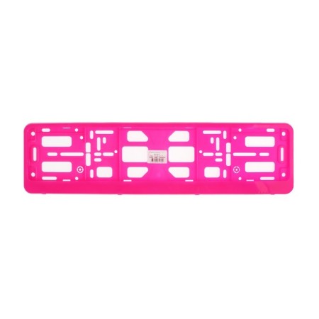 Frame for a car number, book, pink-1