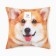 Decorative Ethel Pillow "Corgi" 40x40 cm, Gabardin, 100% p/e