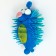 Hedgehog "Sea Hedgehog" light, color mix