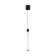 Squirry of suspended Technical P022PL-L10B, LED, 10W, 3x3x50.6 cm, 880lm, black color black