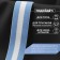 The gum is woven, soft, 35 mm, 4.5 ± 1 m, blue/white color