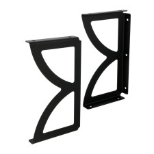 Delta bracket, double, fashion 2, 145x255, 2 pcs, black color