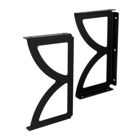 Delta bracket, double, fashion 2, 145x255, 2 pcs, black color