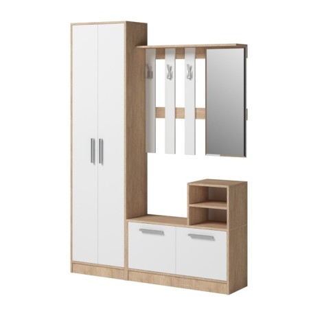 Enter hanger, 900x214x880, sonoma oak/white-2