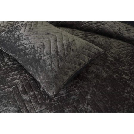 A set with a blanket "Fernand", size 240x260 cm, 50x70 cm - 2 pcs, color Stone-5
