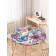 Tables on the table "Life in the field", round, oxford, elastic band, size 120x120 cm, diameter 75-100 cm