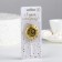 Candle in the cake on the skewer "Air Ball", number 9, 3.5 cm, gold