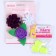 Set for creativity: Decor made of felt and a set of beads "Flower pattern"