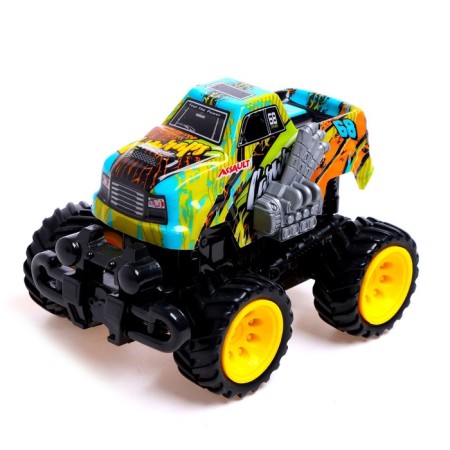 Inertial “graffiti” jeep, transformation during impact, mix-5
