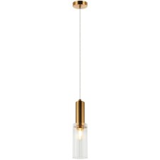 Suspension lamp Wunder 1xe14 40W, size 8x8x35-150 cm, bronze color