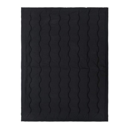 Tiffany blanket, size 155x220 cm, black color-1