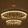 List "Alice" LED 160W 3 modes gold 73.5x73.5x62 cm Bayerlux