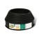 Border tape, 0.15 × 10 m, thickness 2 mm, plastic, black, kanta