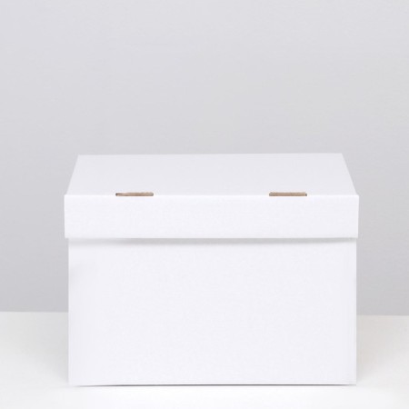 A4 storage box, white, 32.5 x 23.5 x 23.5-1