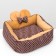 Lynchik "Milash", 52 x 42 x 15, calico, plush, beige-brown