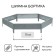 Galvanized flowerbed, d = 140 cm, h = 15 cm, Greengo