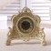 Table hours "fireplace", ivory color, 21 x 19 x 6.5 cm, d = 7 cm,