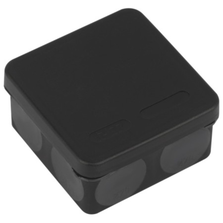 Single Box era Kor-80-40-9G-B-B two-component HF persistent to UV 80x80x40 mm, black direct installation IP67