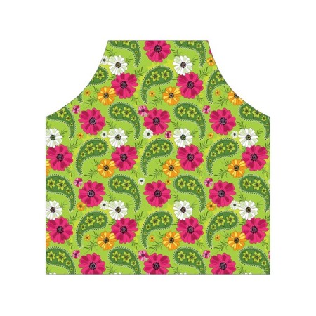 Apron kitchen with a photo print "Flower patterns", adjustable, size OS-2
