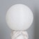 Amani desktop lamp 1x40W E14 white 11.5x11.5x28cm