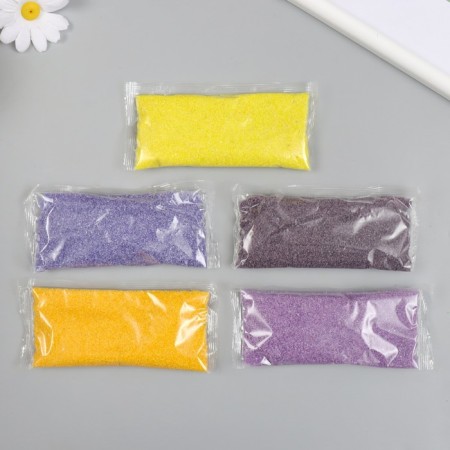 Set of colored sand No. 1, 5 colors, 100 grams