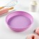 Baking uniform "Circle", silicone, 23 × 3.5 cm, lilac color