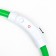 Collar - backlight ring, charging from USB, up to 70 cm, 3 glow modes, green