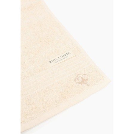 Set of towels, size 50x90 cm - 1 pc, 70x140 cm - 1 pc, beige color-4