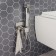 IDDIS 004SBS08 bideter, with hygienic shower, built -in, chrome