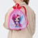 Baby backpack on lightning, pink color