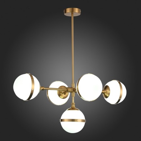 Suspension lamp ST LUCE. SL1157.303.05. Arbe. 5x40 W, E14, 105x63x55 cm, bronze color-2