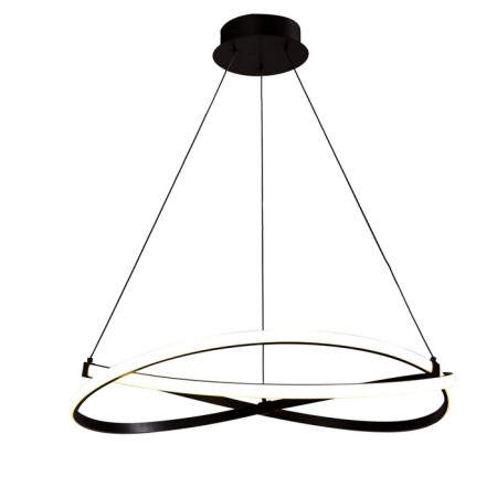 Suspended chandelier Mantra Infinity, LED, 3400LM, 2800K, 400 mm, brown color