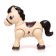 Designer magnetic "horse", 7 parts
