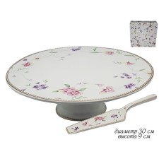 Cake with a spatula Lenardi Florence, Porcelain, D = 30 cm
