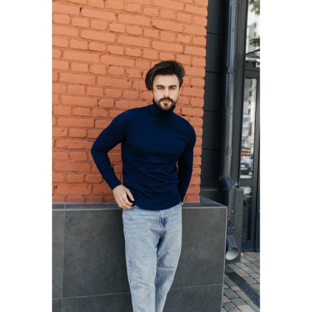 Jumper male ise, size 56, dark blue color-6