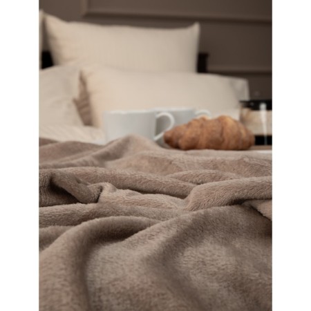 Texrepublic blanket, size 140x200 cm, brown color-7
