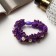 Hair gum "Mika" purple
