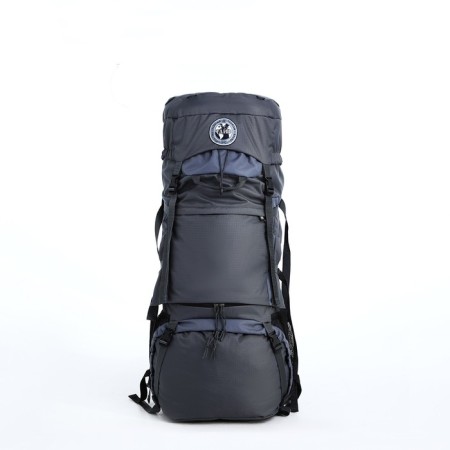 Tourist backpack, TAIF, 100 L, cord department, 2 outer pockets, color gray color-1