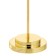 Flagste desktop with flag, circle 2 x 7 cm, 30 x 7 cm, gold