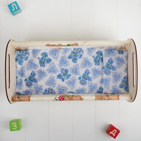 Cote "cradle", with textiles, mix-6