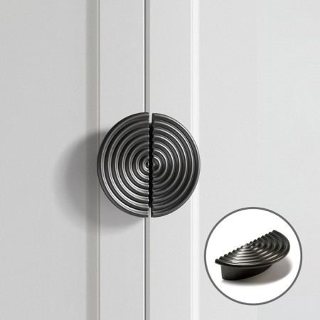 Furniture handle Cappio m/o = 64, graphite color