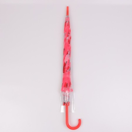 Umbrella - semi -automatic cane "leaf fall", 8 knitting needles, r = 45 cm, color mix-17
