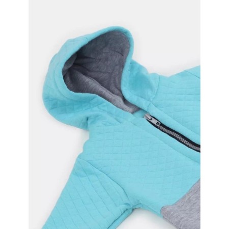 Combineson children's insulated tops "Capitane", height 68 cm, color gray/blue-5