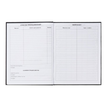 Universal diary for grades 1-11, "gravity", solid cover 7BC, glossy lamination, 40 sheets-5