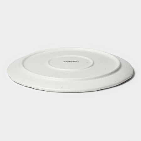 Porcelain dish for feeding Magistro Slate, D = 21 cm, white color-2