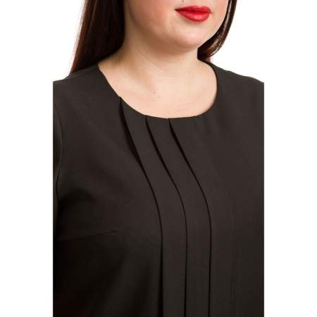 Female dress, size 52, black color-5