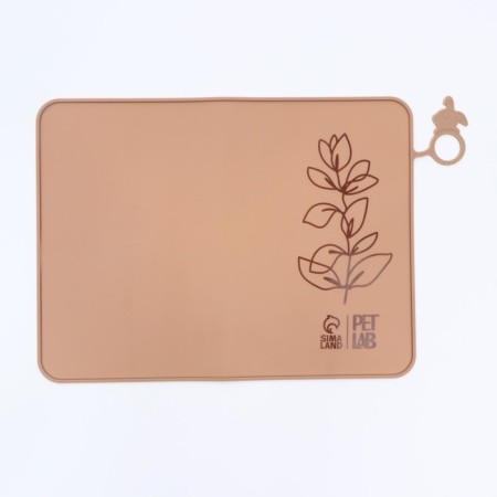 Silicone rug for a bowl, 40 x 30 cm, almond-1