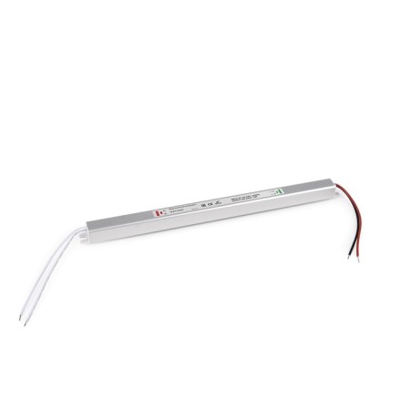 Power supply Led Strip 220211, 72W, 1.8x1.8x17.5 cm, silver color