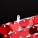 Panel with sequins for photo zones, round, 30*30cm, red color